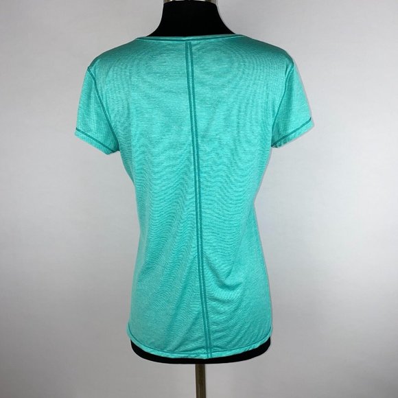 Old Navy Active Go Dry M Micro Striped Heather Activewear T-Shirt Tee - Picture 7 of 12